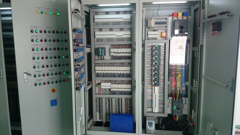 PLC wastewater treatment electrical cabinet