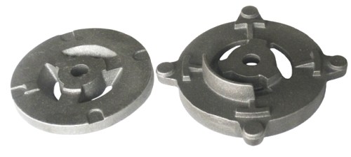 Front and rear pump cover