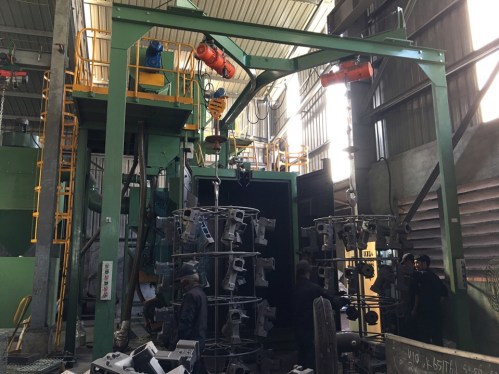 Shot blasting machine