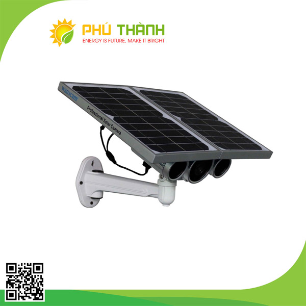 Solar surveillance camera