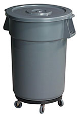 HDPE Plastic Trash Can