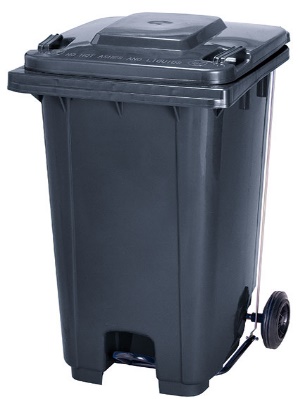 HDPE Plastic Trash Can