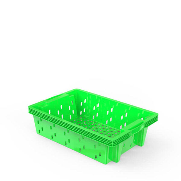Plastic fish crate