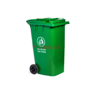 Plastic trash can