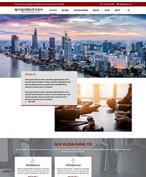 Law firm website template