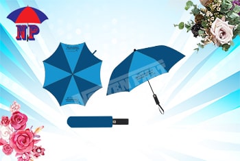 Folded umbrella