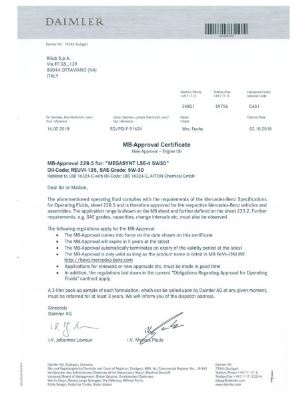 International certification