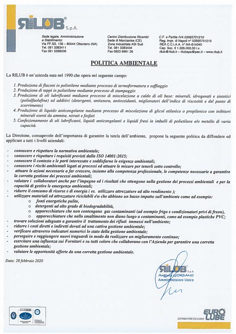 International certification