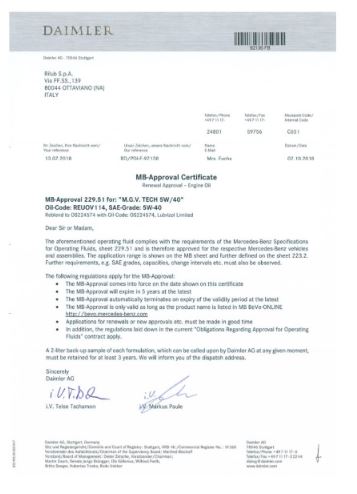 International certification