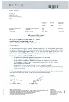 International certification