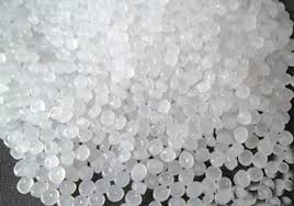 Transparent plastic pellets