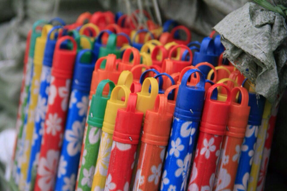 PVC coated wooden broom stick