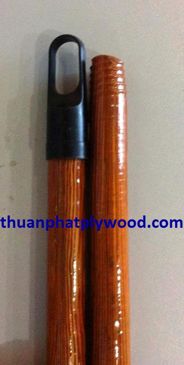 PVC coated wooden broom stick