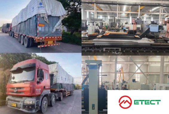 Customs clearance for the import of a large-scale CNC gantry milling machine.
