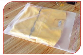 CPP bag with adhesive flap
