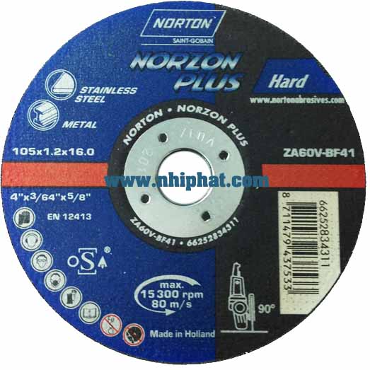 105x1.2x16.0 Norton Norzon Plus