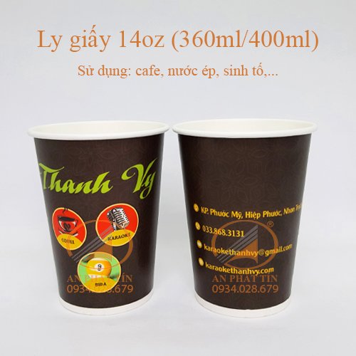Paper Cup 14oz (360ml-400ml)