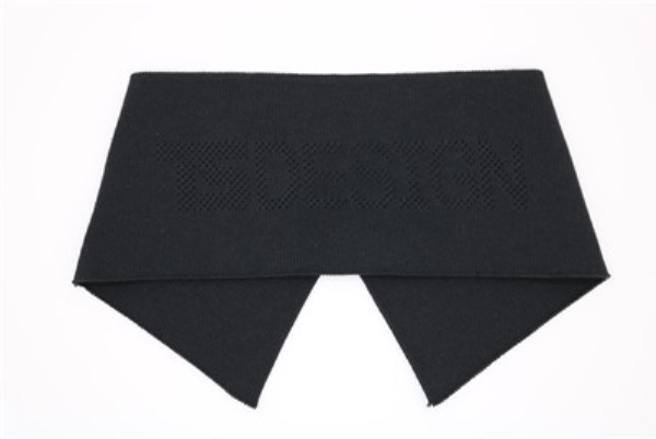 Mesh fabric t-shirt collar