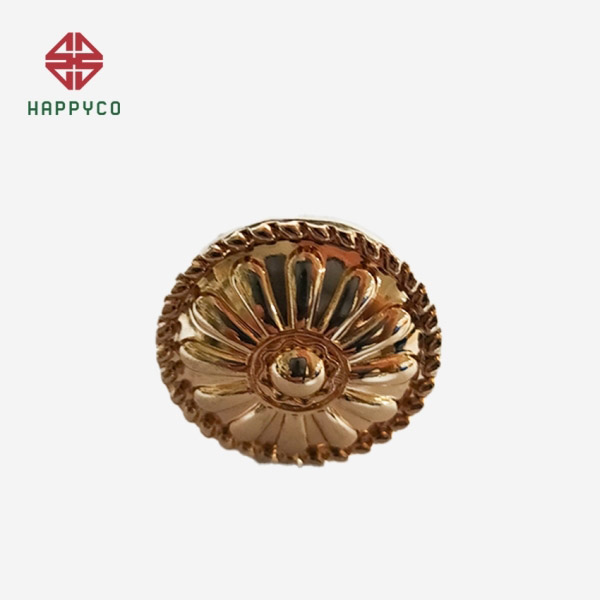 Gold alloy round handles
