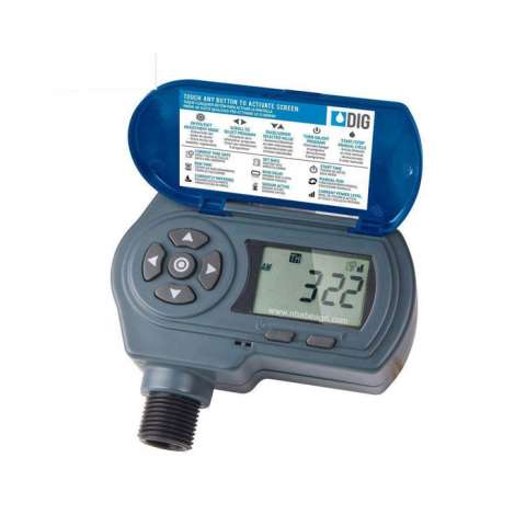 Self-acting solar watering system controller