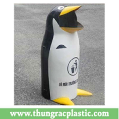 Animal-Shaped Composite Trash Can