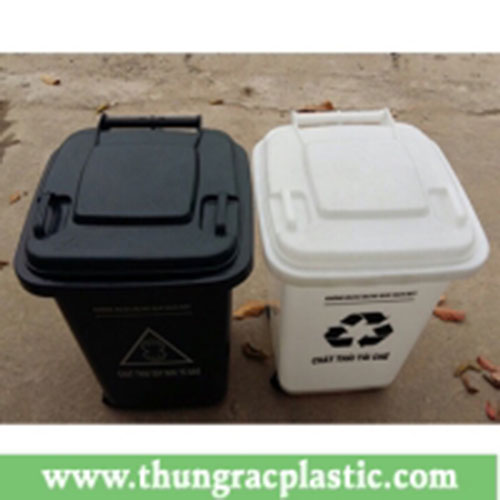 HDPE Trash Can