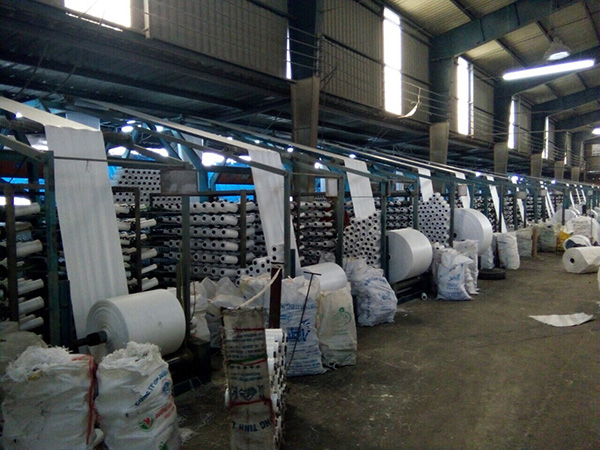 Woven PP roll and fabric
