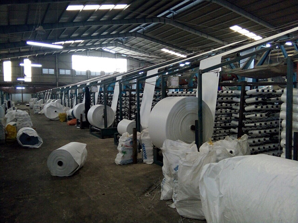 Woven PP roll and fabric