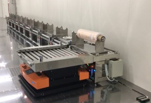 Roller conveyor AGV