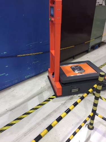 AGV laser scan