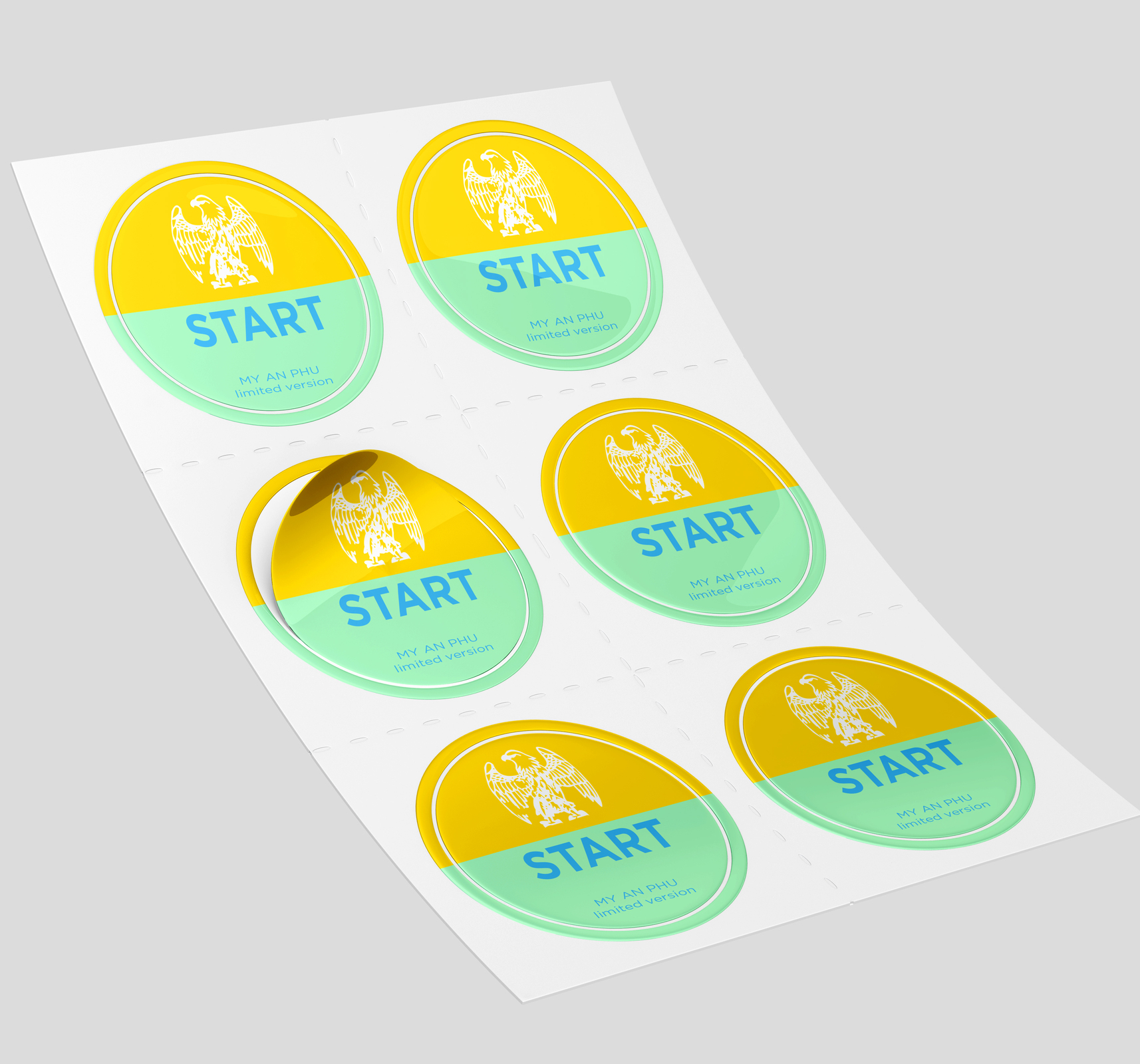 Decal sheet printing