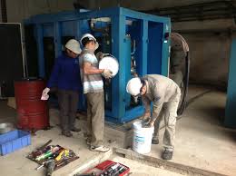 Air compressor maintenance