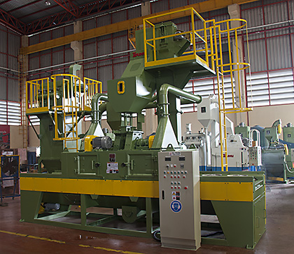 Ball blasting machine