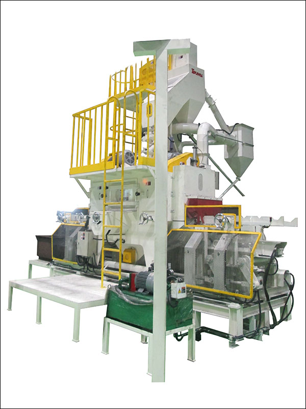 Ball blasting machine