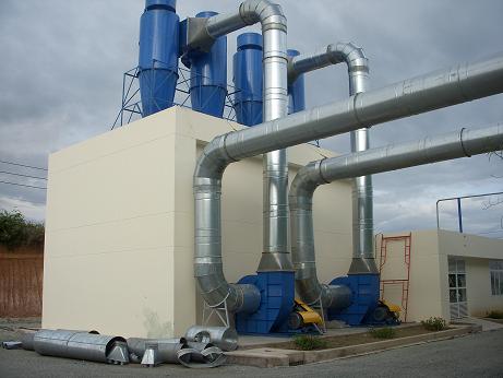 Dust treatment system