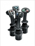 Handgrip hall effect joysticks