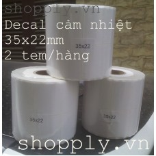 Thermal decal paper
