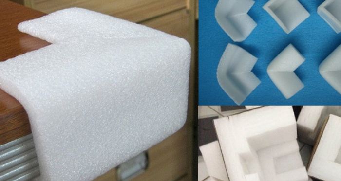 Corner PE foam film