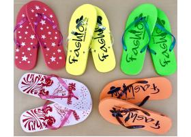 Sewed nail flip-flop