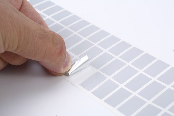 White Barcode Label Printing