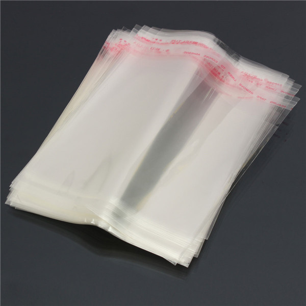 PP bag with adhesive tape