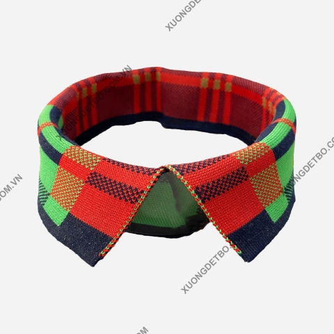 Jacquard collar – checkered style 2