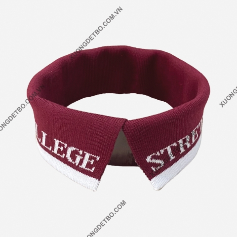 Jacquard collar – letter style 1