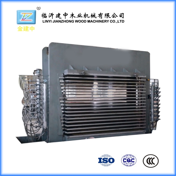 Plywood hot press machine