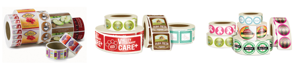 Print roll decal labels