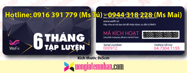 Print scratch cards containing serial numbers
