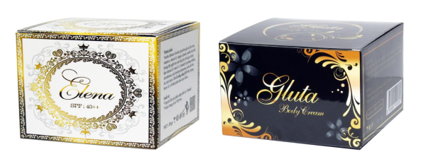 Cosmetic paper box printing