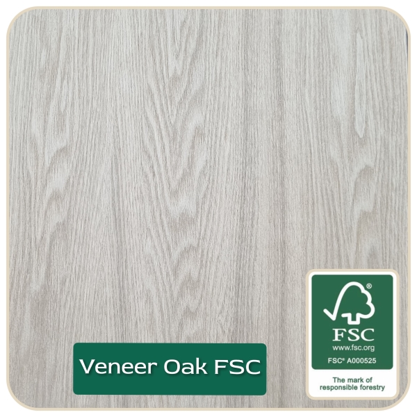 Veneer coating processing - Oak FSC