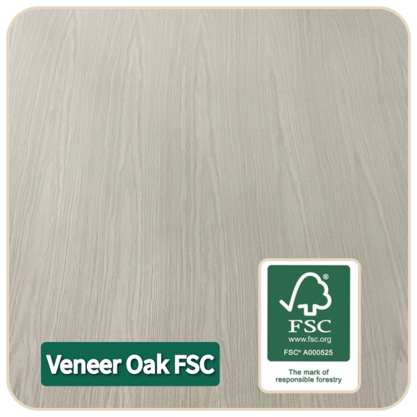 Veneer coating processing - Oak FSC