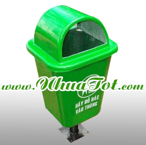 Composite trash bin